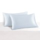 Buy Alice Blue 22 Momme Mulberry Silk Pillowcase with Hidden Zipper