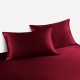 Buy Claret 22 Momme Mulberry Silk Pillowcase with Hidden Zipper