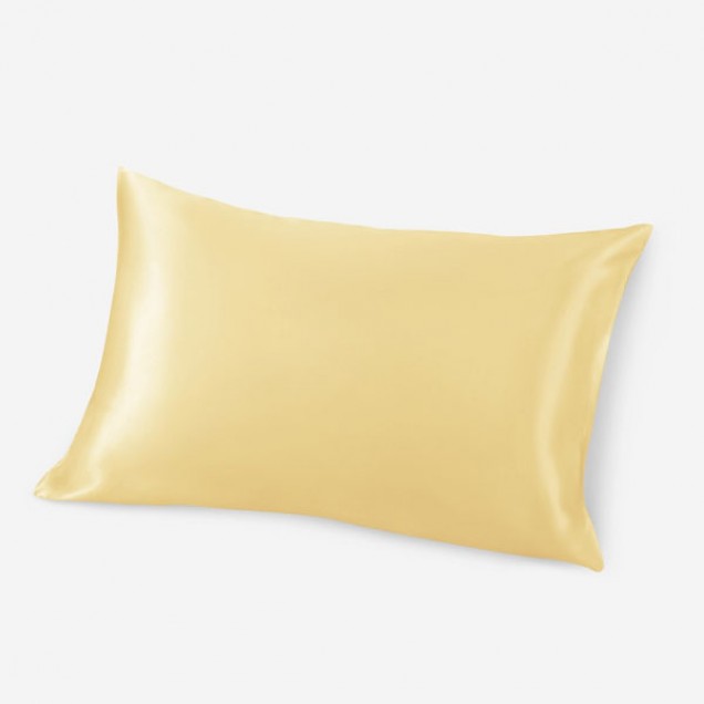 Buy Gold 22 Momme Mulberry Silk Pillowcase with Hidden Zipper