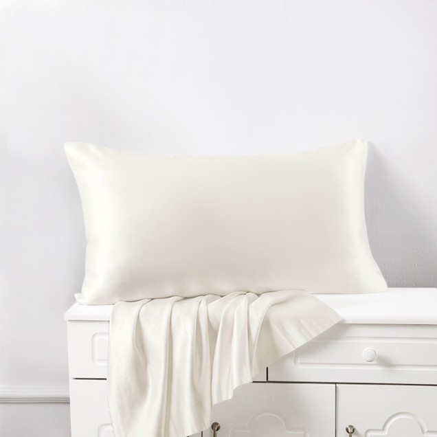 Buy Ivory Envelope 22 Momme Mulberry Silk Pillowcase