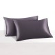 Buy Slate Gray 22 Momme Mulberry Silk Pillowcase with Hidden Zipper